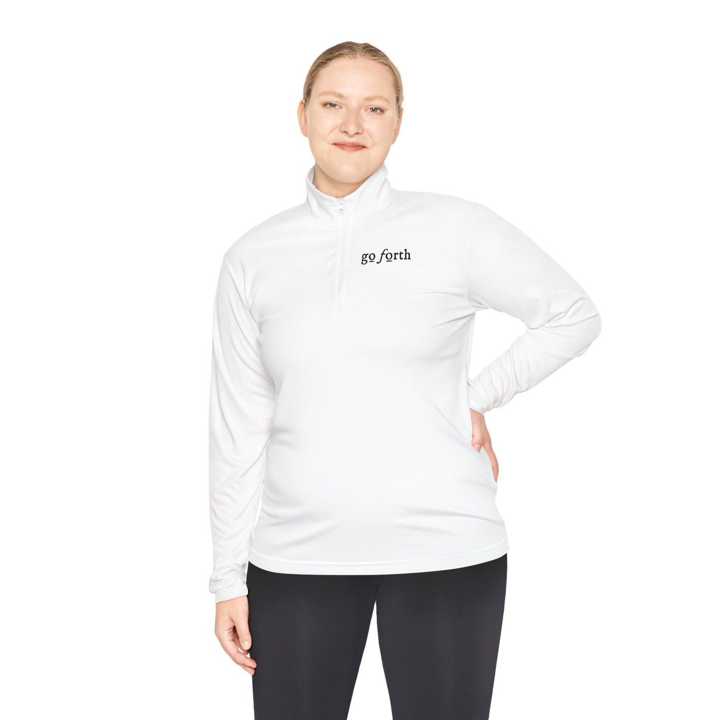 GO FORTH Unisex Quarter-Zip Pullover