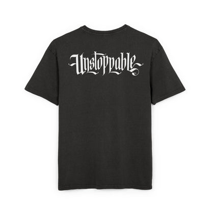 UNSTOPPABLE Men's Acid Washed Heavy Oversize Tee