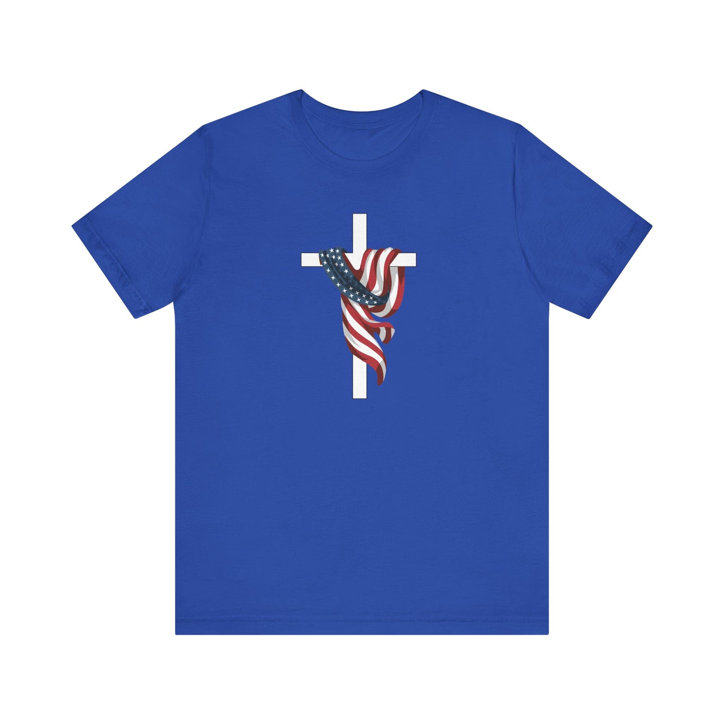 Patriotic Cross Unisex Tee Shirt