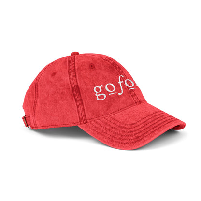 Go Forth Vintage Embroidered Cap – Distressed Baseball Hat