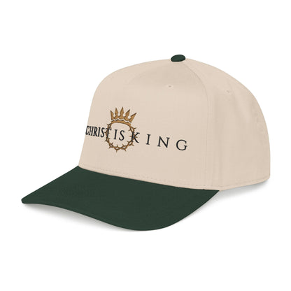 Christ Is King Baseball Cap — Christian Crown Embroidered Hat