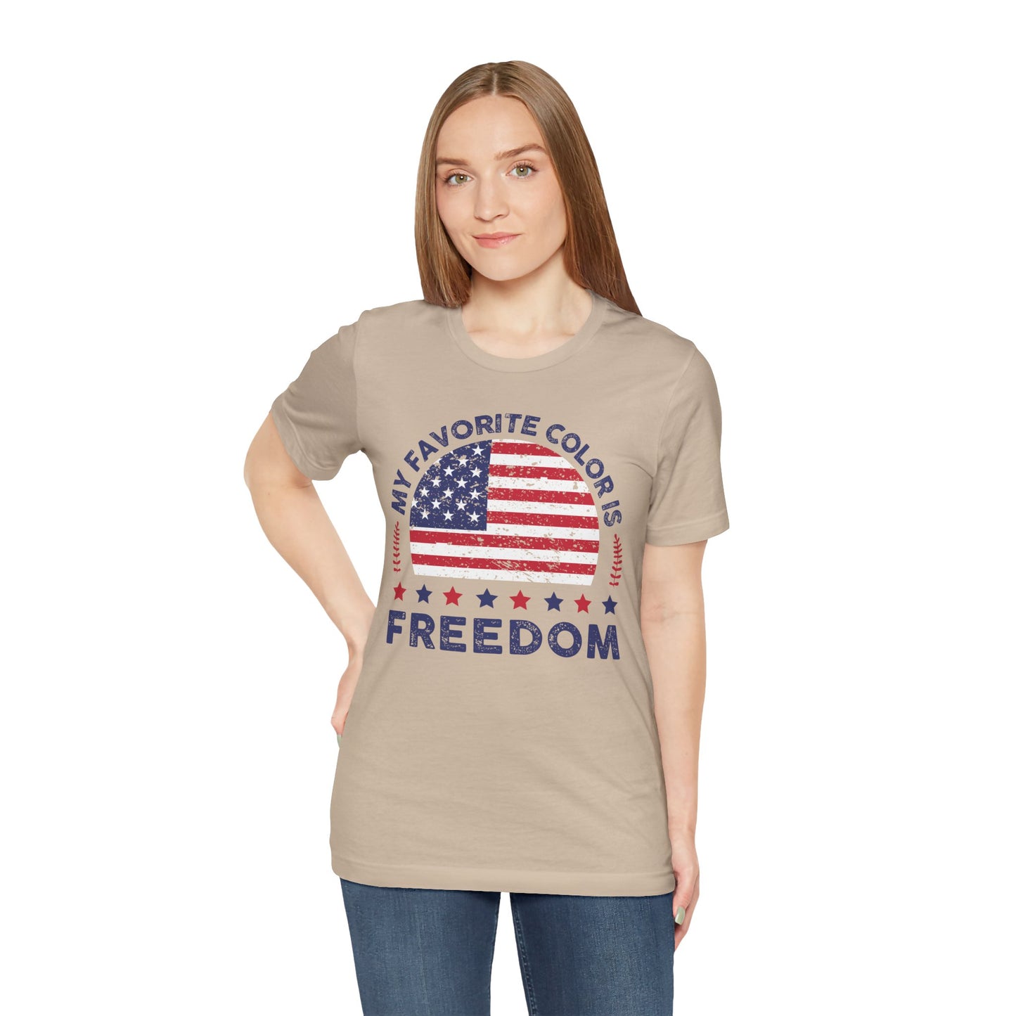 MY FAVORITE COLOR IS FREEDOM Unisex Tee Shirt