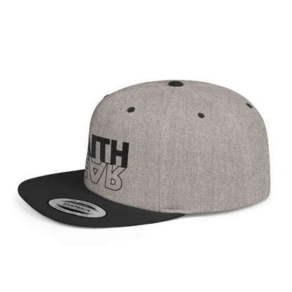 FAITH OVER FEAR Faith-Inspired Flat Bill Snapback Hat,