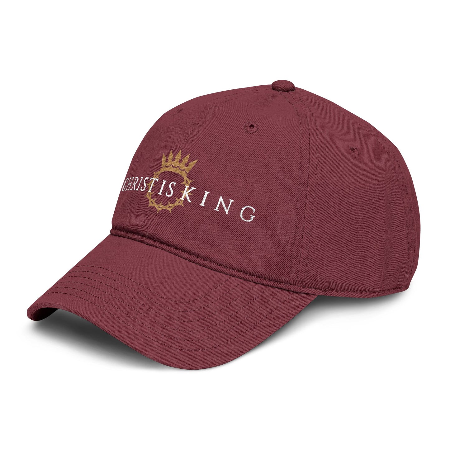 CHRIST IS KING Embroidered Cap