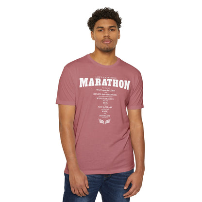 LIFE'S A MARATHON -THEY SHALL RUN AND NOT BE WEARY - TSHIRT