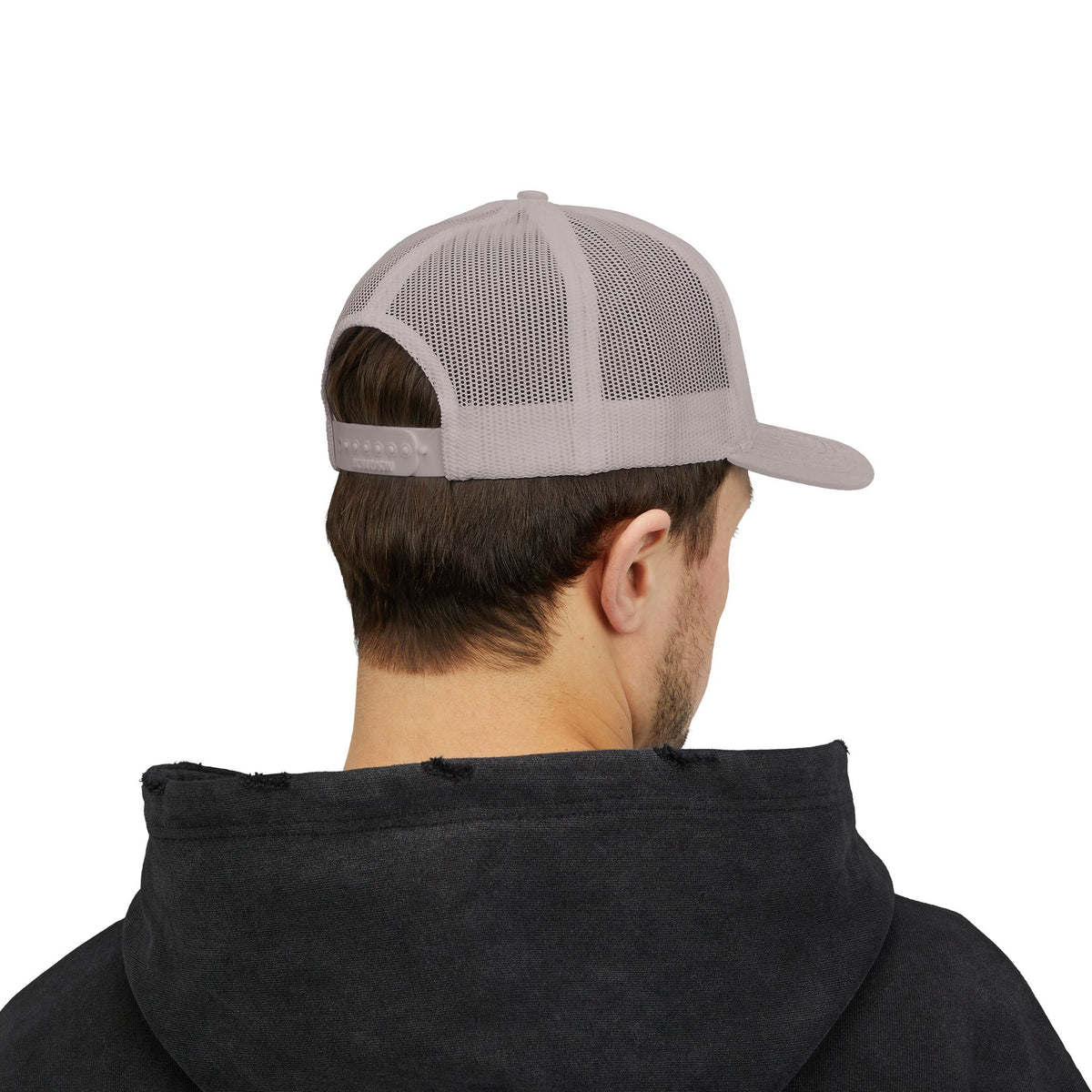 PAID IN FULL Snapback Trucker Cap - WHITE EMBROIDERY