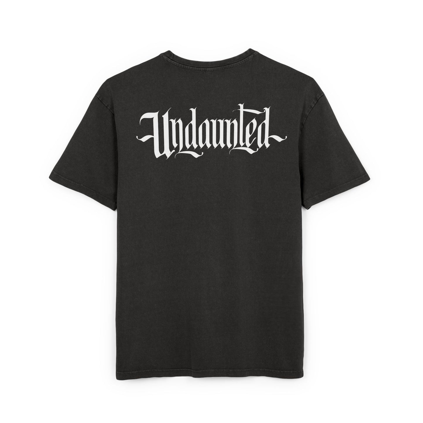 UNDAUNTED Men's Acid Washed Heavy Oversize Tee