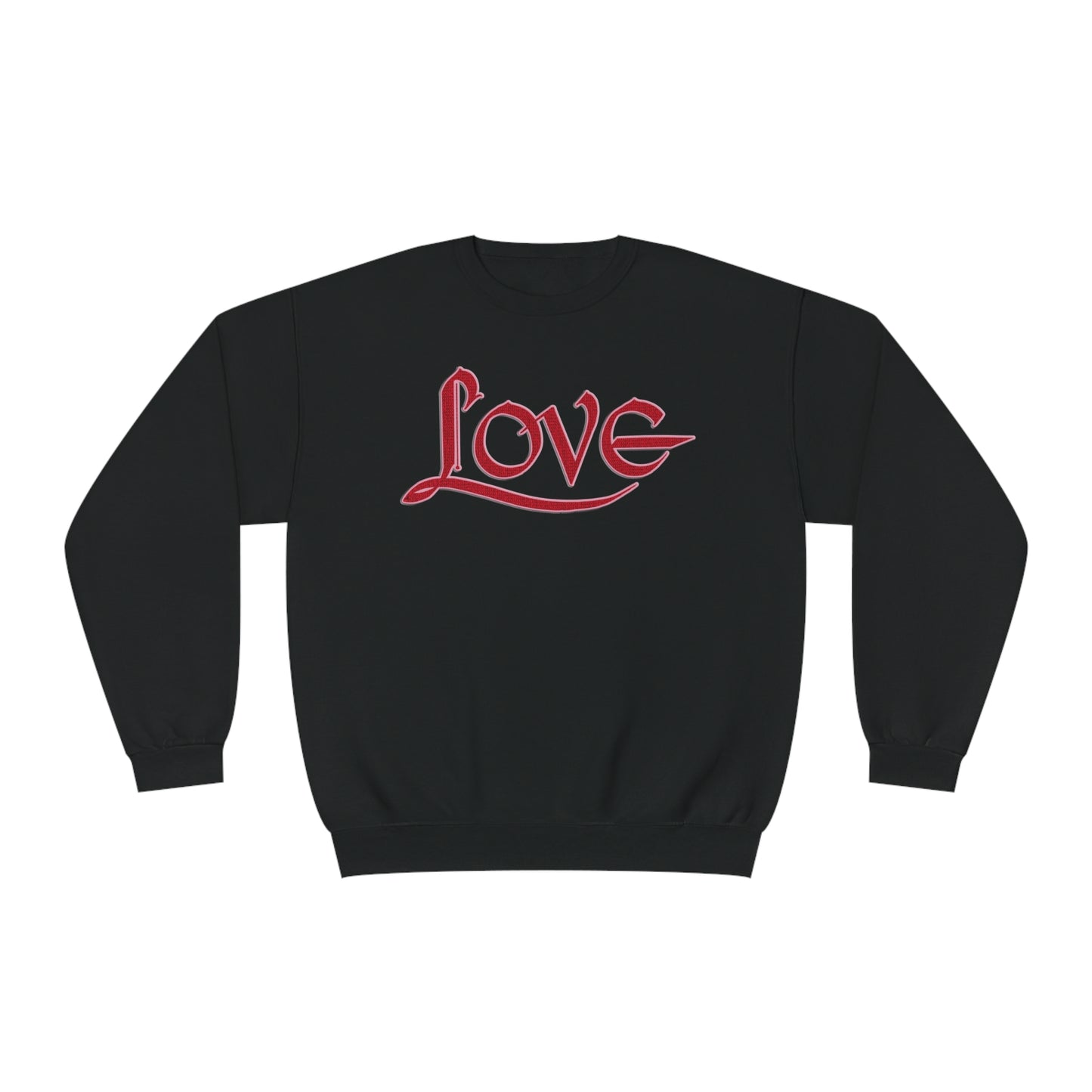 LOVE SWEATSHIRT RED/PINK Unisex NuBlend® Crewneck Sweatshirt