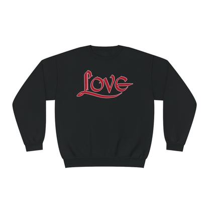 LOVE SWEATSHIRT RED/PINK Unisex NuBlend® Crewneck Sweatshirt