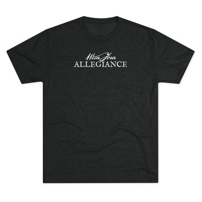 WEAR YOUR ALLEGIANCE Unisex Tri-Blend Crew Tee