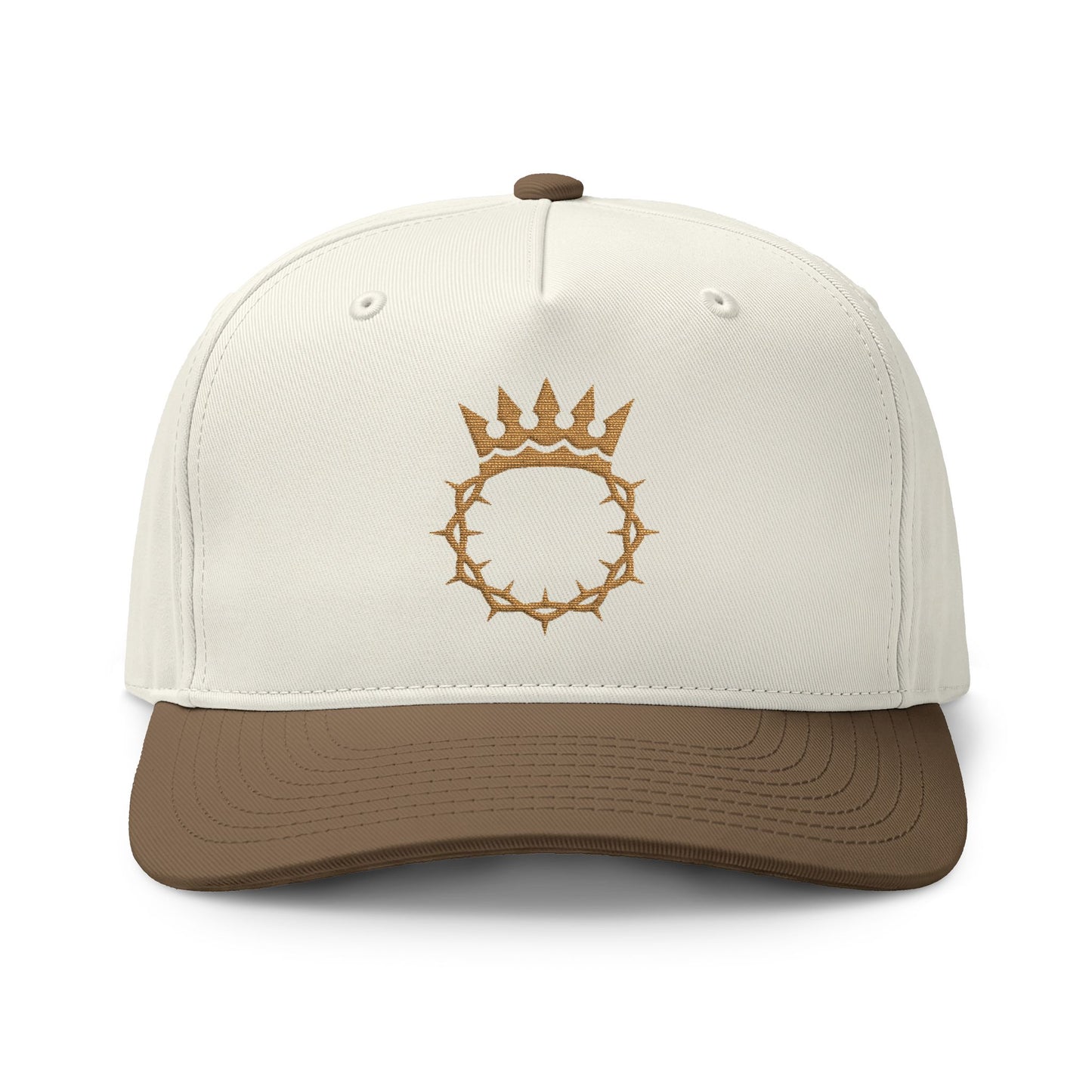 Embroidered Crown of Thorns Two-Tone Cap