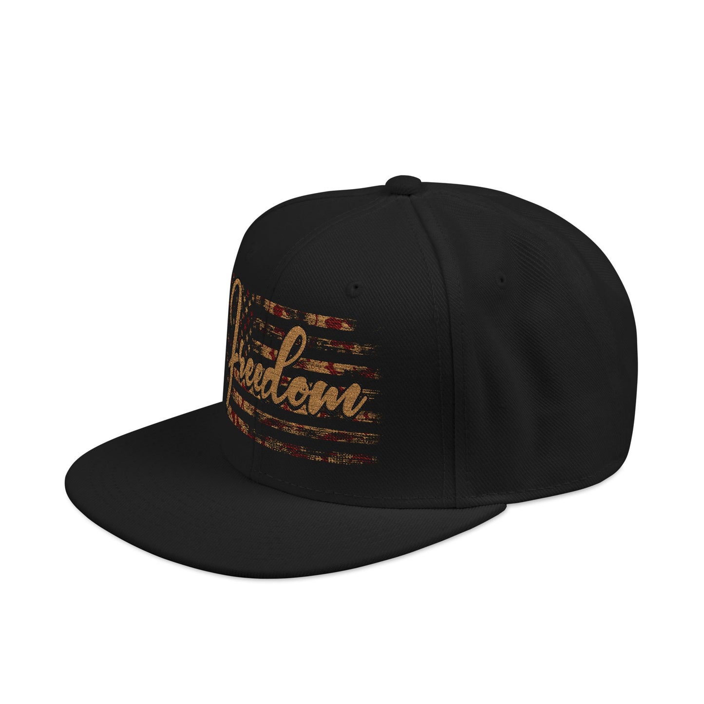 FREEDOM W/ CAMO FLAG Embroidered Snapback hat