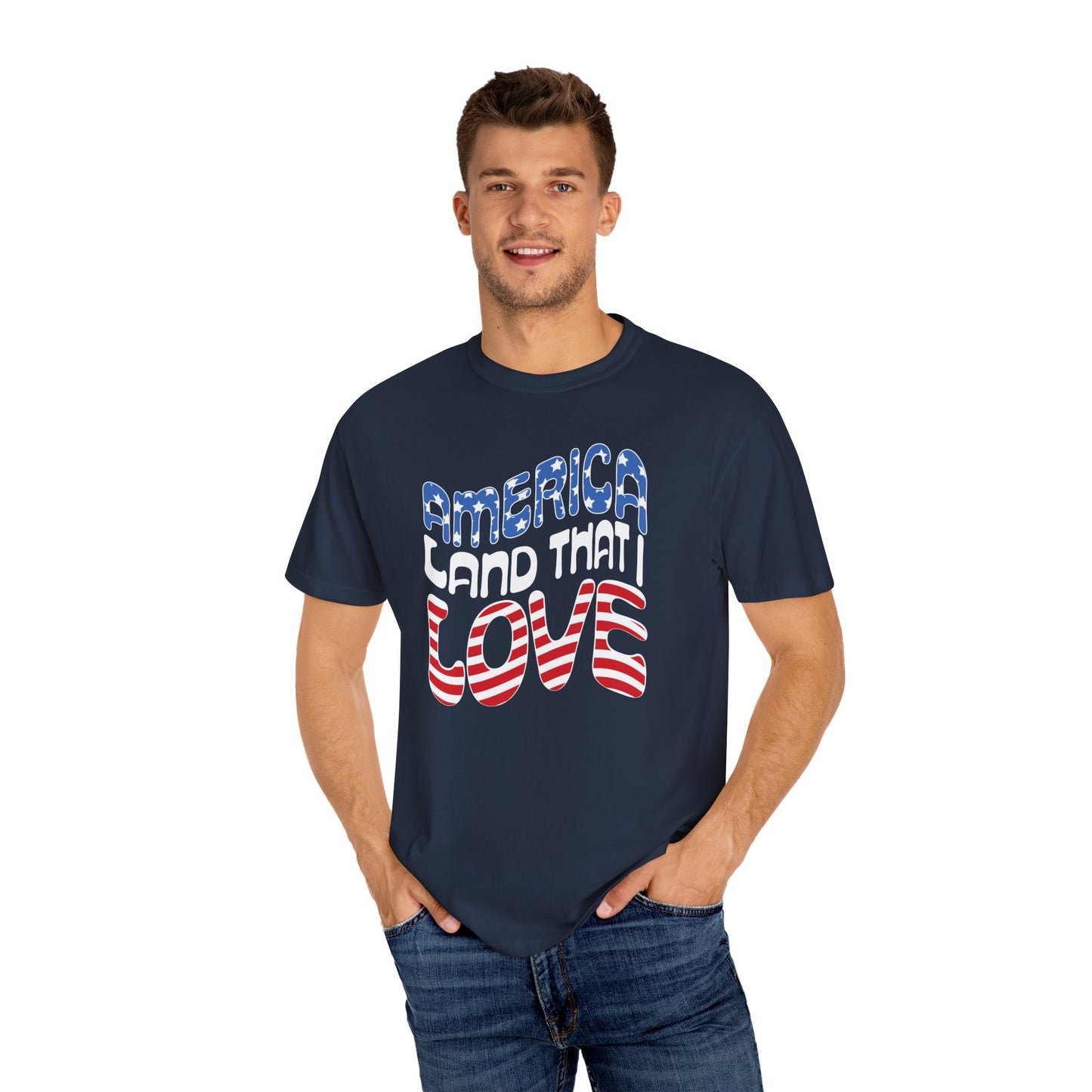AMERICA LAND THAT I LOVE - Patriotic T-Shirt
