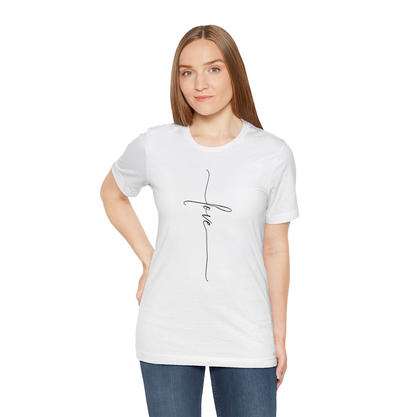 LOVE Cross Unisex Tee Shirt.