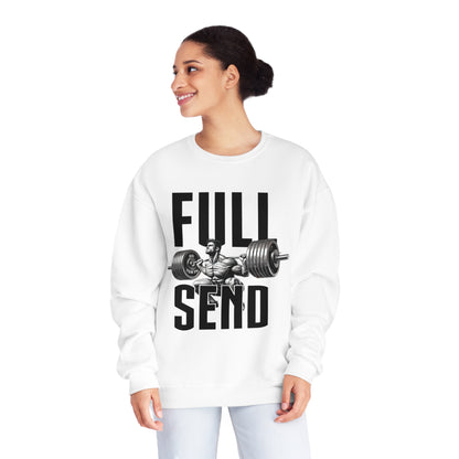 FULL SEND WEIGHTS Unisex NuBlend® Crewneck Sweatshirt