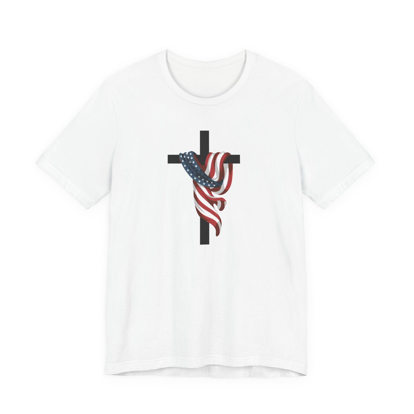 Patriotic Cross Unisex Tee Shirt