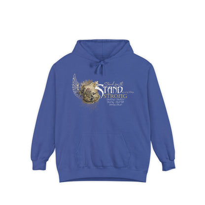 STAND STRONG Unisex Garment-Dyed Hoodie