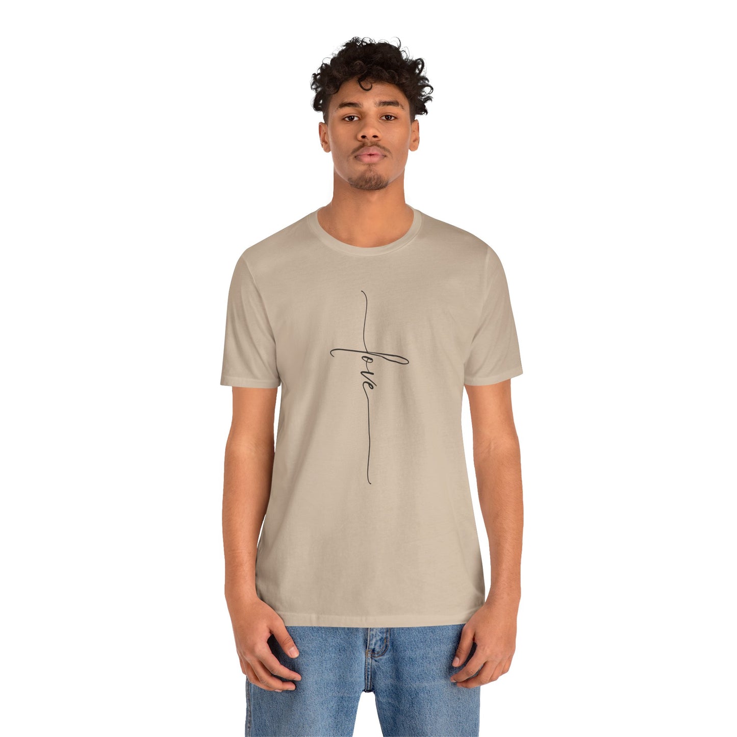 LOVE Cross Unisex Tee Shirt.