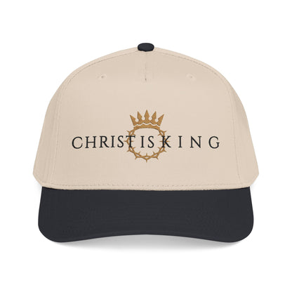 Christ Is King Baseball Cap — Christian Crown Embroidered Hat
