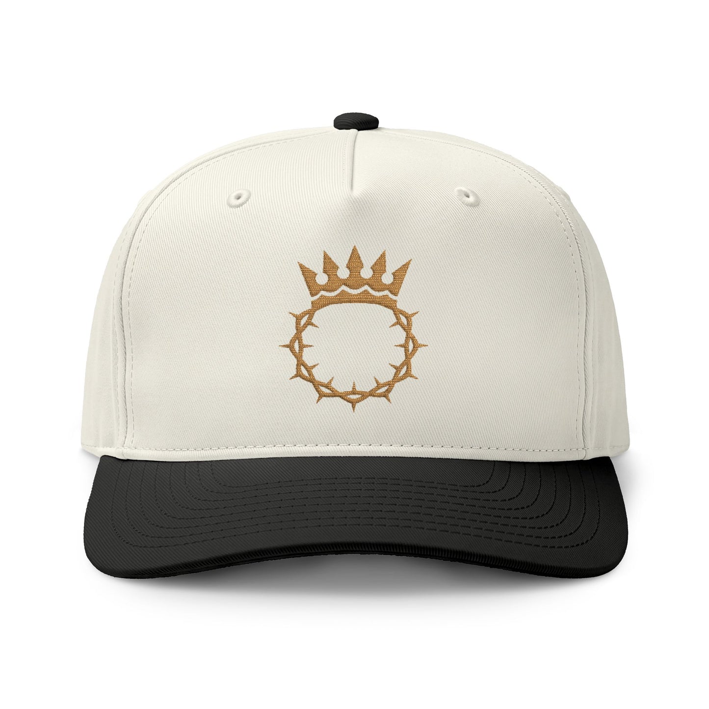 Embroidered Crown of Thorns Two-Tone Cap