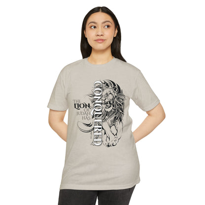 LION OF JUDAH HAS CONQUERED Unisex T-shirt