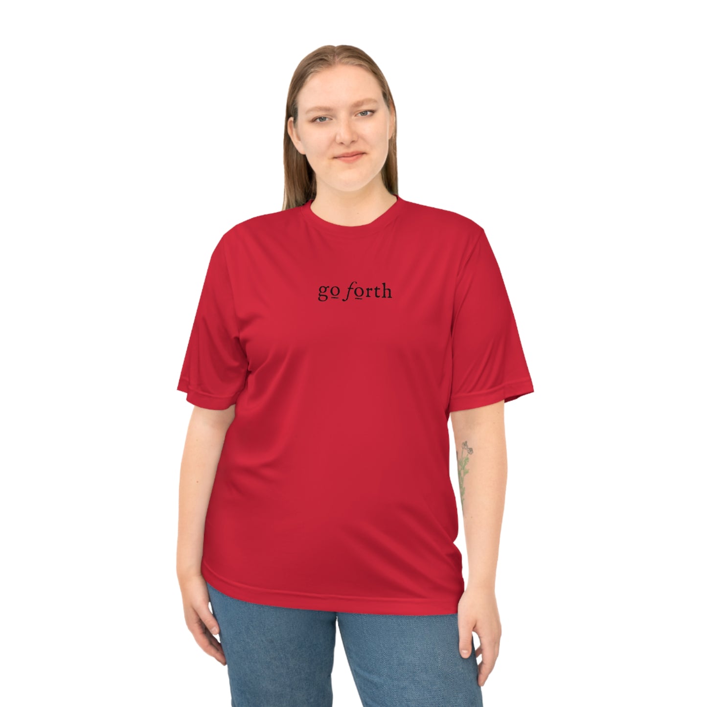 UNDAUNTED Unisex Zone Performance T-shirt