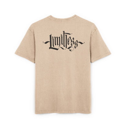 LIMITLESS Oversize Tee Acid Washed Men's