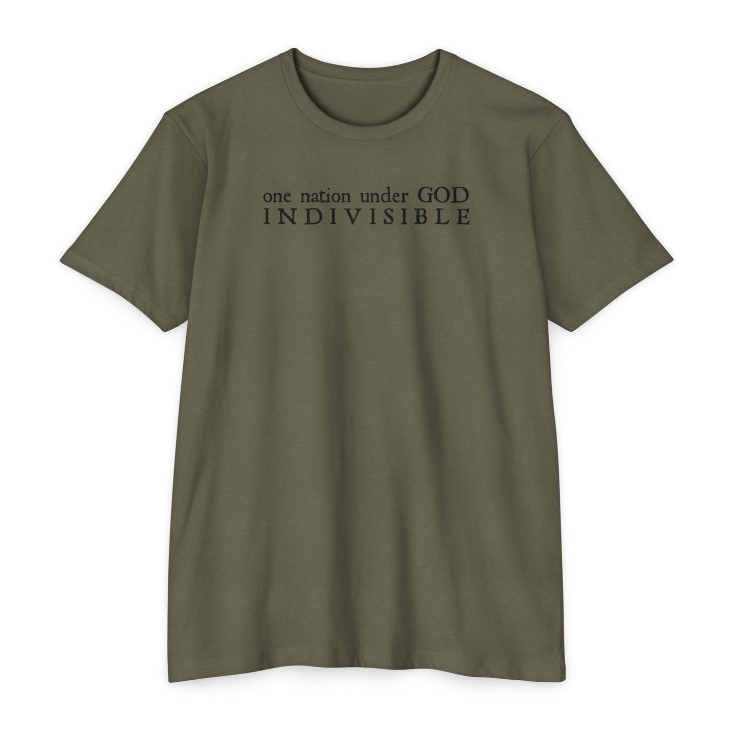 ONE NATION UNDER GOD - INDIVISIBLE Men's T-shirt