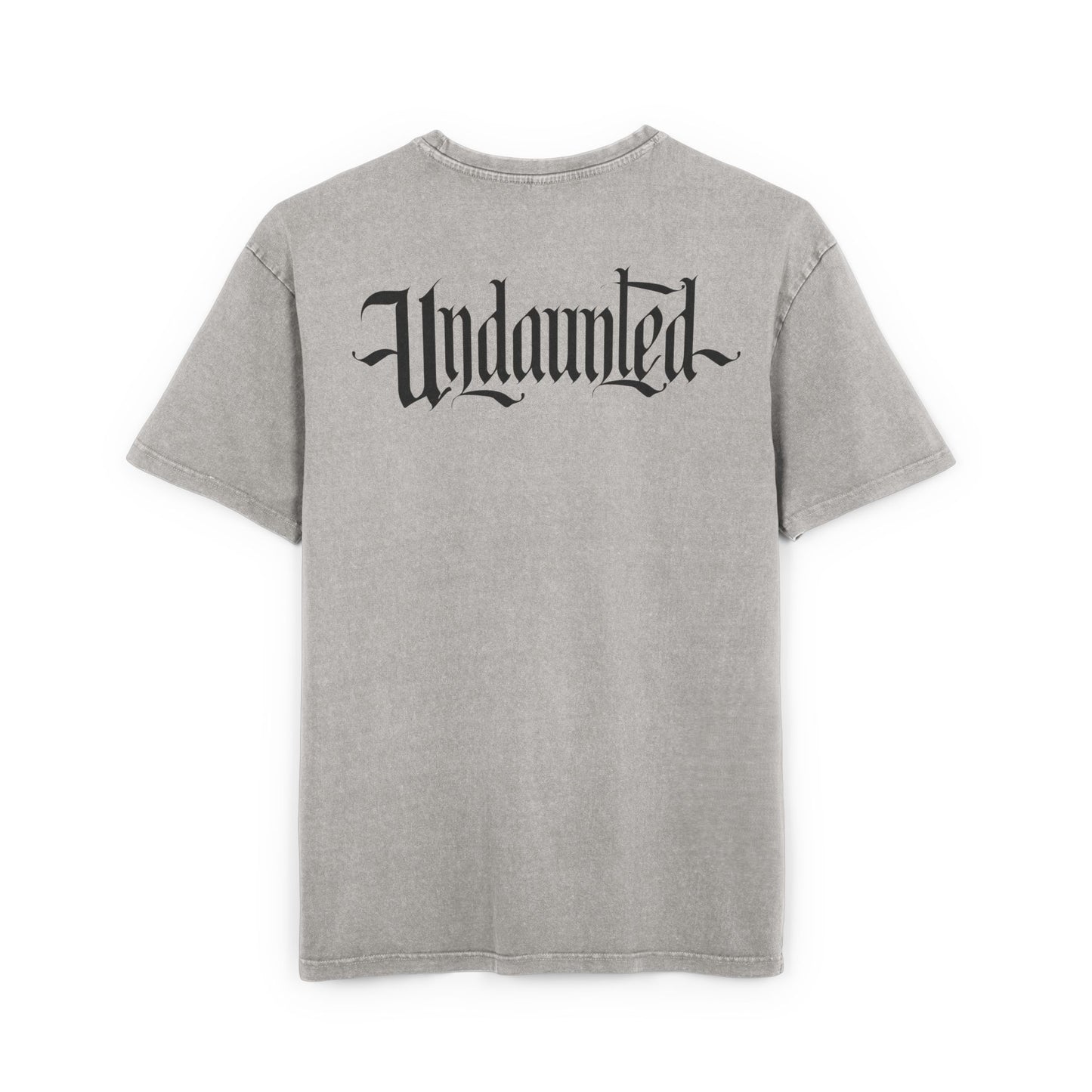 UNDAUNTED Men's Acid Washed Heavy Oversize Tee