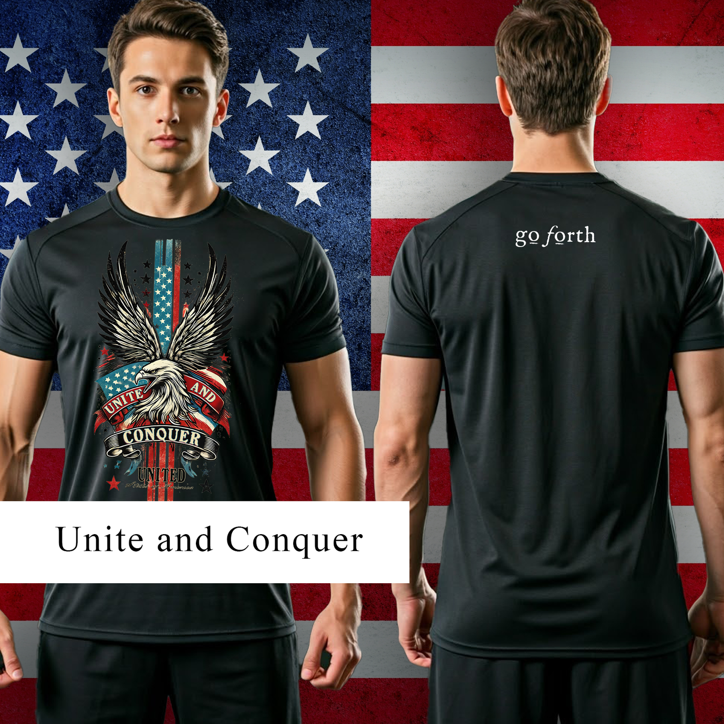 UNITE AND CONQUER  Unisex CVC Jersey T-shirt