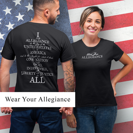 WEAR YOUR ALLEGIANCE Unisex Tri-Blend Crew Tee