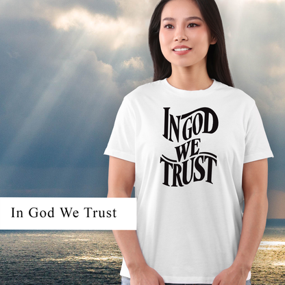 IN GOD WE TRUST Unisex CVC Jersey T-shirt