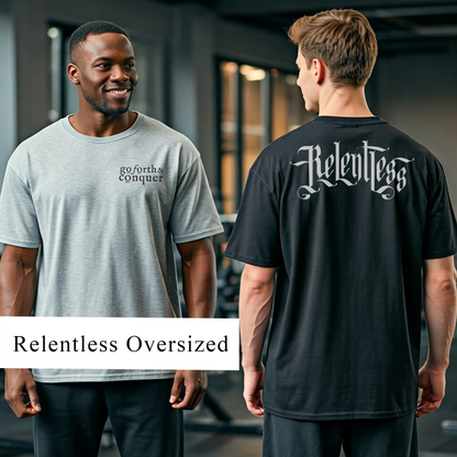 RELENTLESS Men's Acid Washed Heavy Oversize Tee