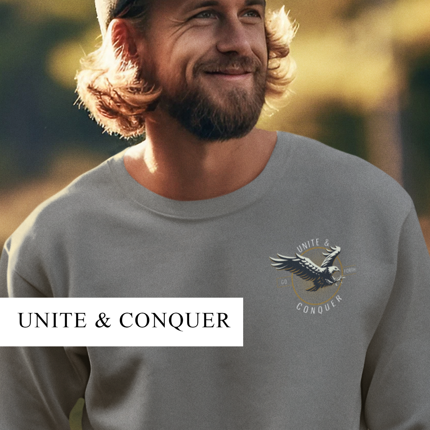 TYLER UNITE AND CONQUER EAGLE SWEATSHIRT Unisex NuBlend® Crewneck Sweatshirt