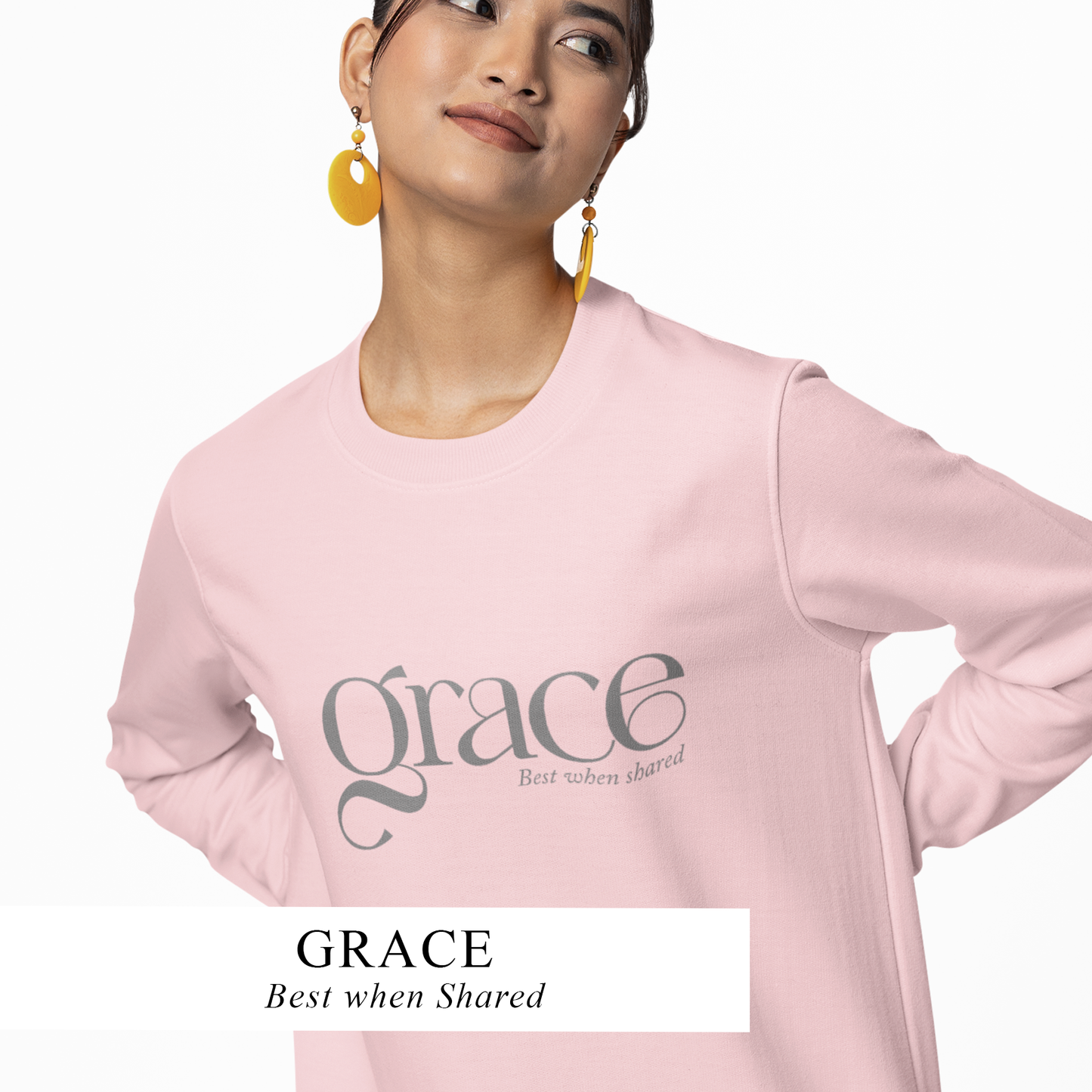 GRACE - BEST WHEN SHARED  Unisex NuBlend® Crewneck Sweatshirt