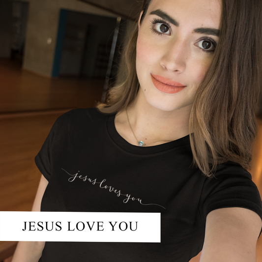 JESUS LOVES YOU - COTTON T-SHIRT