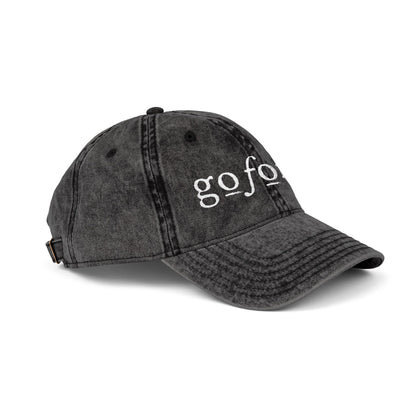 Go Forth Vintage Embroidered Cap – Distressed Baseball Hat
