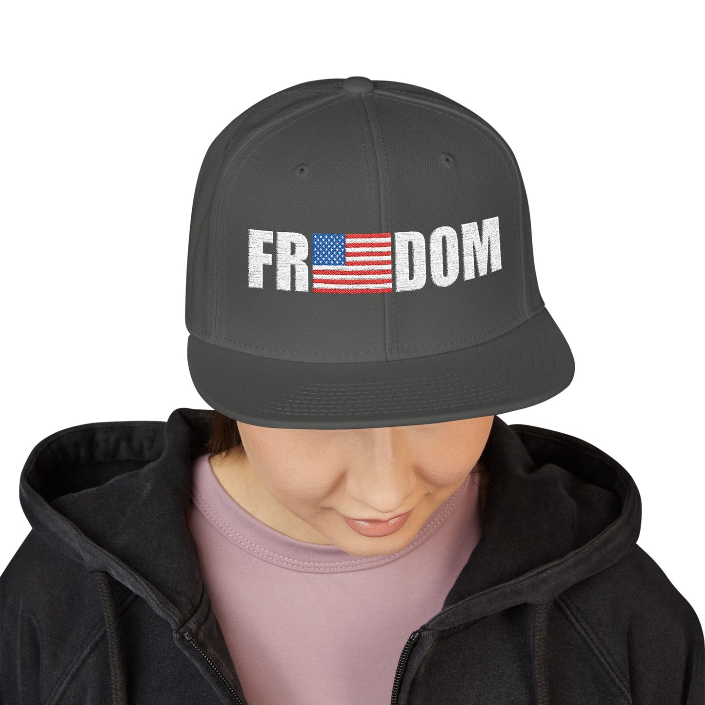 FREEDOM Embroidered Snapback hat