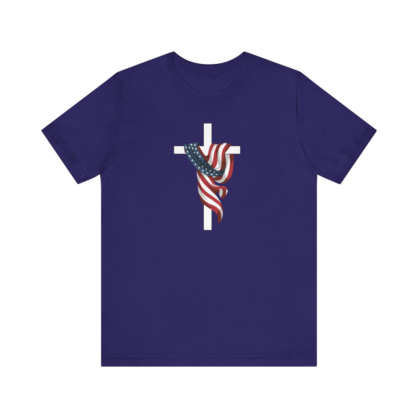 Patriotic Cross Unisex Tee Shirt