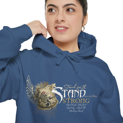 STAND STRONG Unisex Garment-Dyed Hoodie