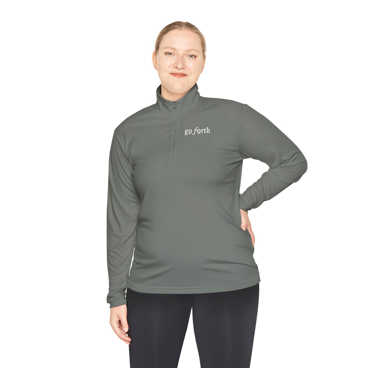 GO FORTH Unisex Quarter-Zip Pullover