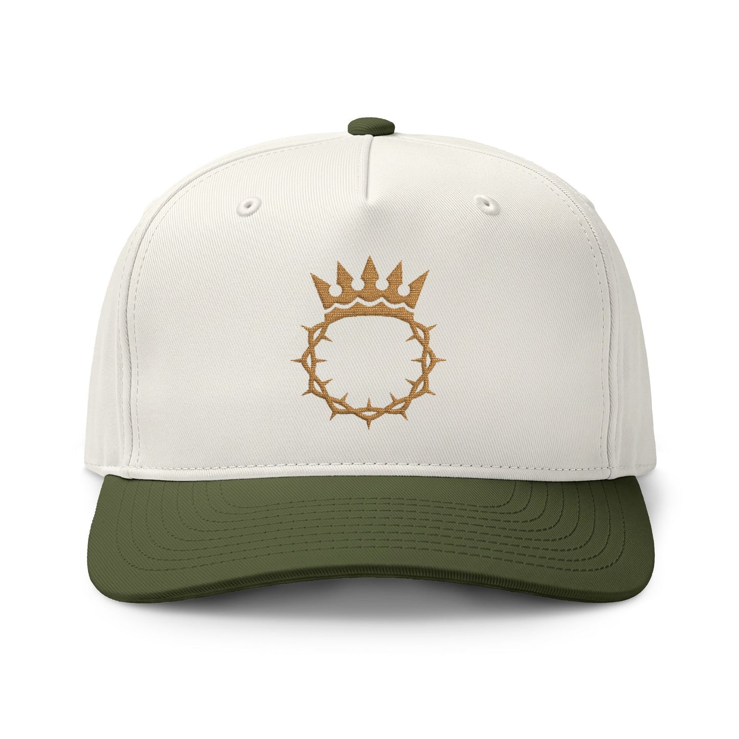 Embroidered Crown of Thorns Two-Tone Cap