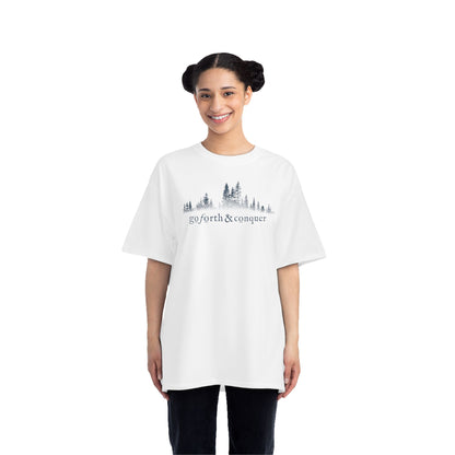 GO FORTH AND CONQUER ADVENTURE T-shirt
