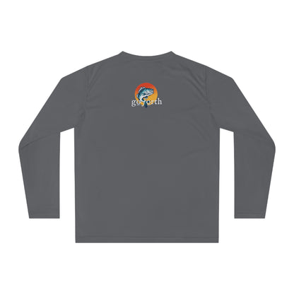 FISHER OF MEN Long Sleeve Shirt, Fishing Gift, Outdoor Apparel, Unisex Performance Tee, Angler Shirt, Gift for Dad, Fishing Enthusiast