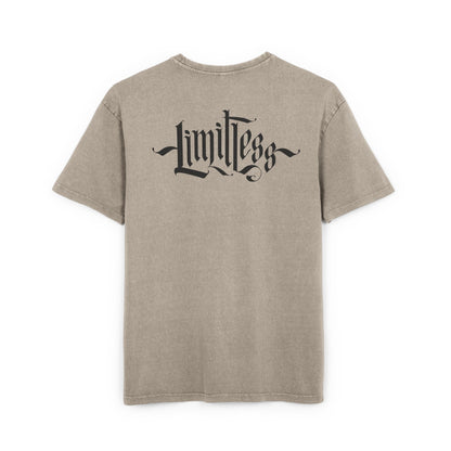 LIMITLESS Oversize Tee Acid Washed Men's