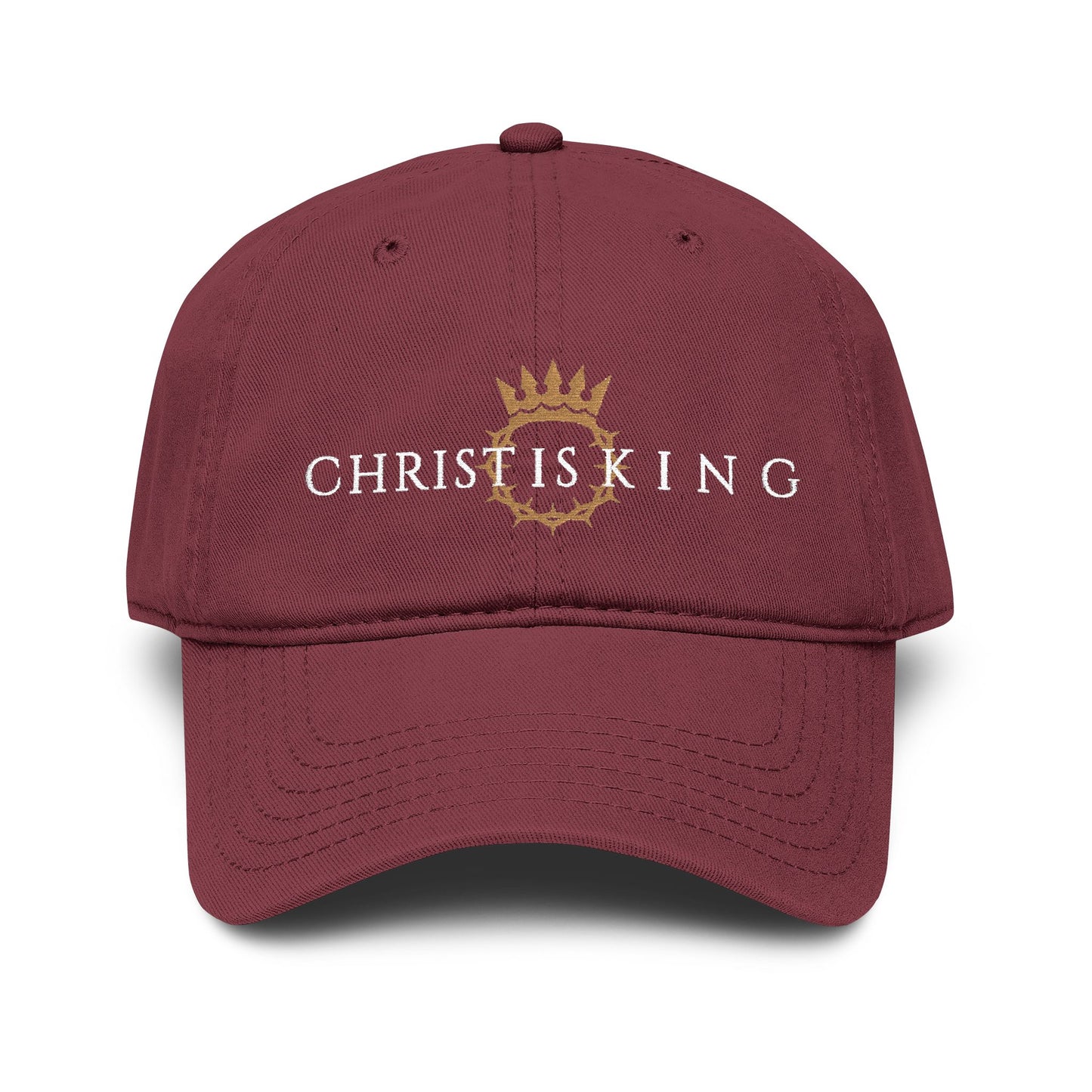 CHRIST IS KING Embroidered Cap