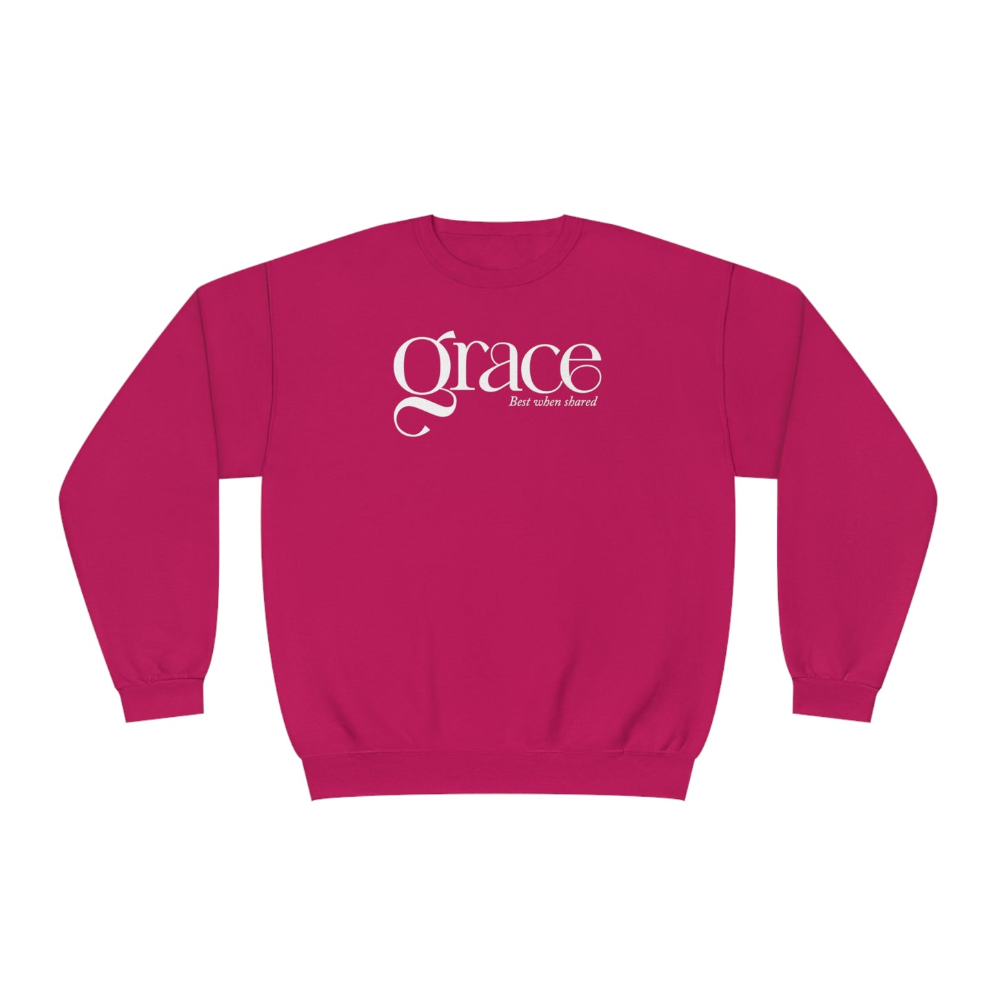 GRACE - BEST WHEN SHARED  Unisex NuBlend® Crewneck Sweatshirt