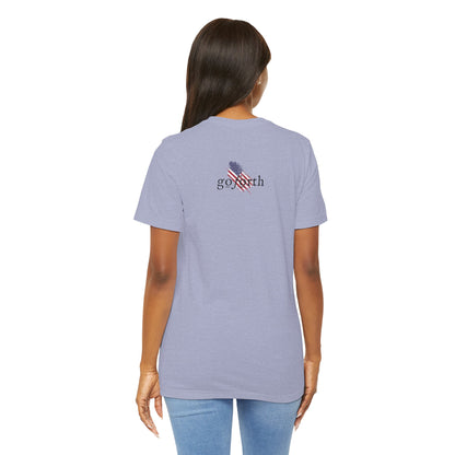 Patriotic Cross Unisex Tee Shirt
