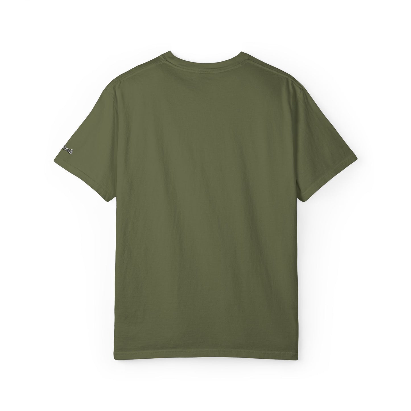 FAITH OVER FEAR - EMBROIDERED drk  Inspirational Garment-Dyed T-Shirt