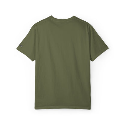FAITH OVER FEAR - EMBROIDERED drk  Inspirational Garment-Dyed T-Shirt